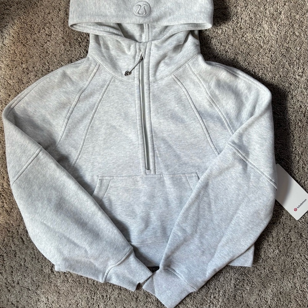 Lululemon Athletica Light Gray Hoodie